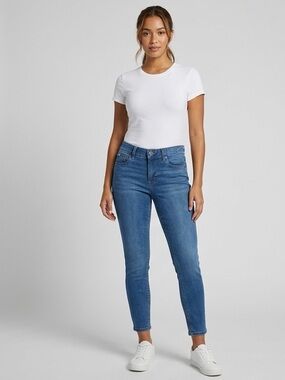 Curve Appeal Mid Blue Skinny Jeans